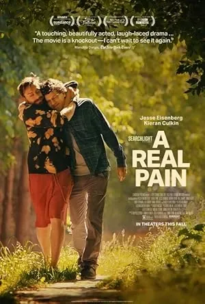 A Real Pain (2024) poster