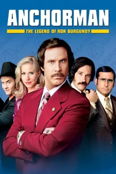 Anchorman (2009) (2004) - Comedy Movie Poster