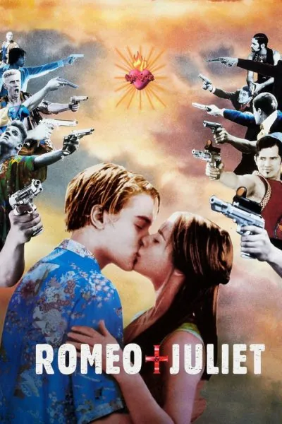 Romeo + Juliet (1996) (1996) - Romance Movie Poster