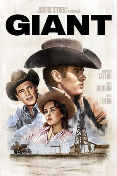 Giant (1956) (1956) - Cowboy Romance Movies Movie Poster