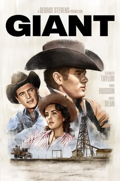 Giant (1956) (1956) - Cowboy Romance Movies Movie Poster