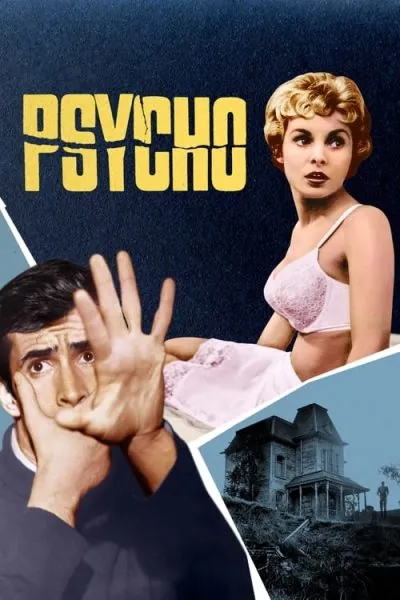 Psycho (1960) (1960) - Classic Horror Movies Movie Poster