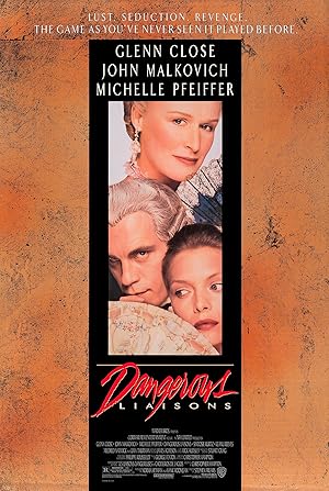 Dangerous Liaisons (1988) poster