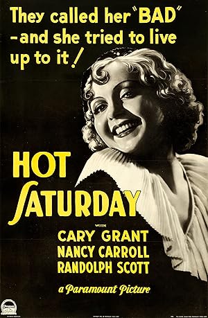 Hot Saturday (1932) poster