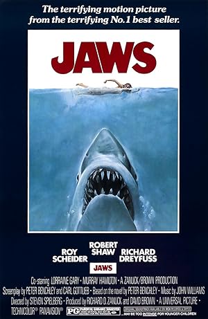 Jaws (1975) poster