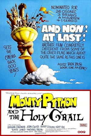 Monty Python and the Holy Grail (1975) poster