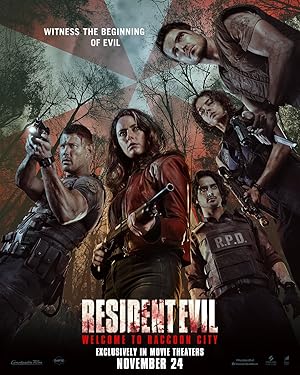Resident Evil: Welcome to Raccoon City (2021) poster