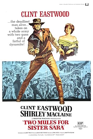 Two Mules for Sister Sara (1970) poster