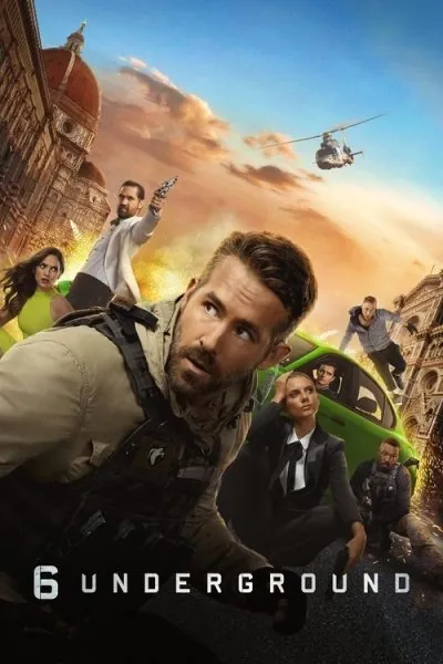 6 Underground (2019) - Action Movie Poster