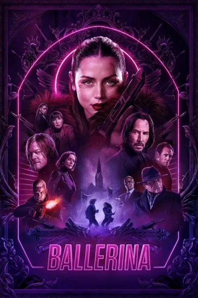 Ballerina (2025) - Action Movie Poster
