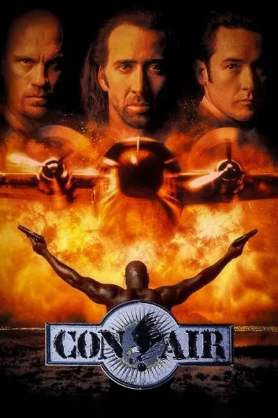 Con Air (1997) - Action Movie Poster