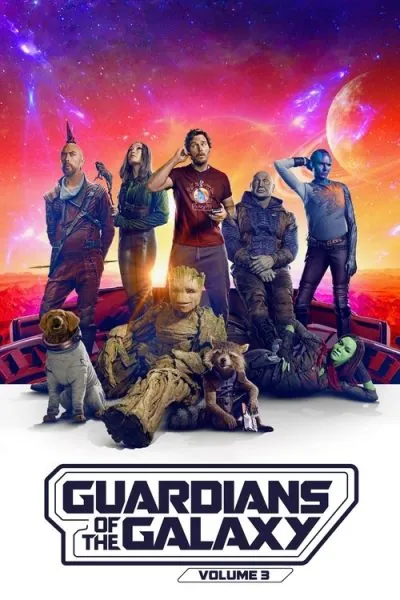 Guardians of the Galaxy Vol. 3 (2023) - Action Movie Poster