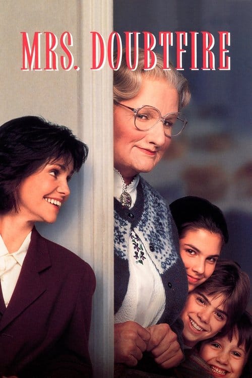 Mrs. Doubtfire movie poster - comedy