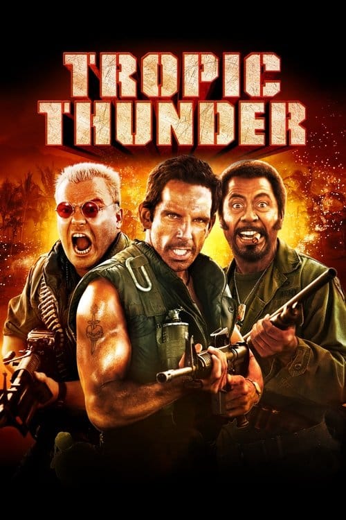 Tropic Thunder movie poster - comedy