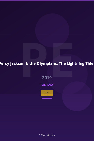 Percy Jackson & the Olympians: The Lightning Thief